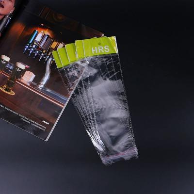 China Disposable Custom Opp Header Card Printing Poly Cellophane Bag Self Seal Opp Header Bags For Packaging for sale