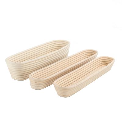 China Long Viable Wholesale Fermentation Basket For Basket Proofing Sourdough Bread Rattan Baguette Bannetons Bortforms for sale