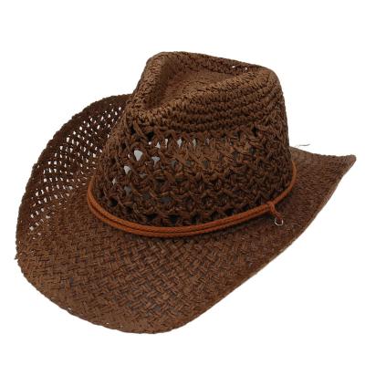 China HOJEE picture hot sale adjustable handmade hat rope jazz straw hat edging custom color straw hat factory directly offer for sale