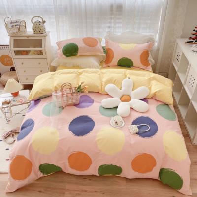 China 2021 Anti-Static New Design Wholesale 100% Cotton Bedding Set 4 - Pieces Pillowcases Extra Soft Bed Comfortable Sets for sale