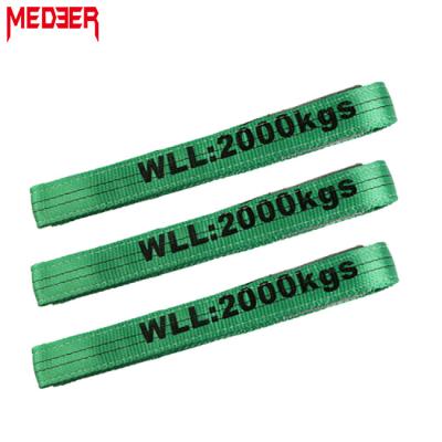 China Goods Polyester Lifting Webbing Sling Lifting Sling Flat Belt for sale