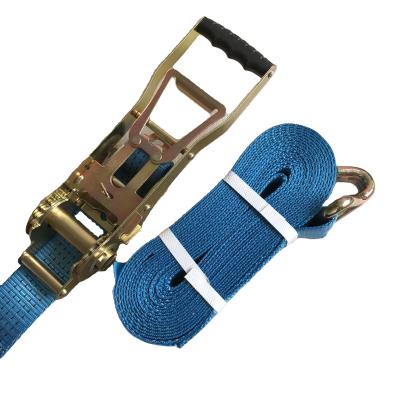 China Polyester 50mm ERGO Ratchet Tie Down Strap, Reverse Ratchet Link Down Strap, Reverse Grip Ratchet Strap for sale