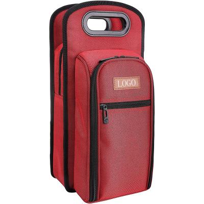 Κίνα Waterproof Portable Insulated Wine Tote Bag and Wine Travel Bag with Handle Glass Organizer προς πώληση