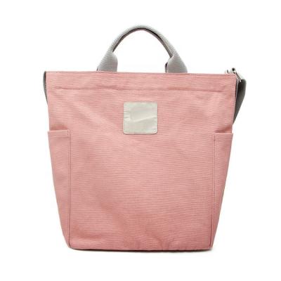 China Wholesale Women's Tote Shoulder Bag School Travel Portable Custom Blank Canvas Tote Bag For Work Simple Reusable for sale