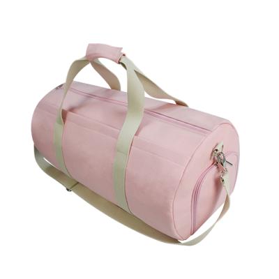 China Sports Shoulder Duffel Bag Wholesale Women Duffel Bag Custom Pink Duffel Bag With Shoe Compartment for sale