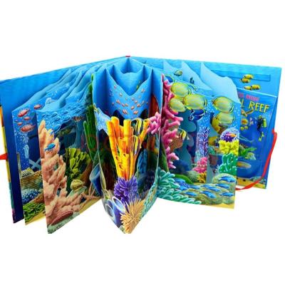 China paper & Cardboard Custom Printing Wholesale Kids Coloring 3D Book for sale