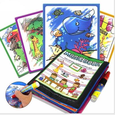 China Cotton Water Magic Drawing Book Coloring Book Magic Doodle Pen Painting for sale