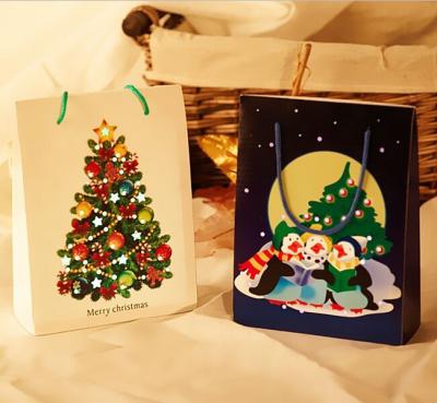 China Hot Selling Creative Design Recyclable Led Lighting Paper Bag for sale