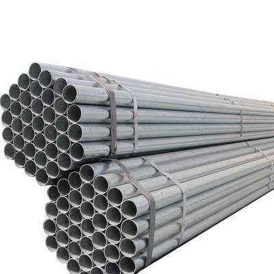 China Galvanized pipe Factory hot sale DX51D DX52D superior quality 6m 12m 9m length hot dip  galvanized pipe for construction for sale