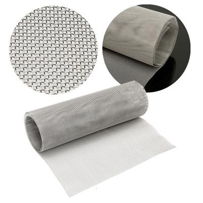 China Width 10mm-3000mm Acid and Alkali Resistant Woven Wire Mesh Customizable Fire Resistance Made from Stainless Steel Wire for sale