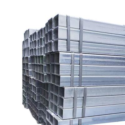 China Galvanized Square Tube ASTM DN60 80 Sch.20 40 Round Pipe Square Rectangle Large Diameter Galvanized Welded Steel Pipe for sale