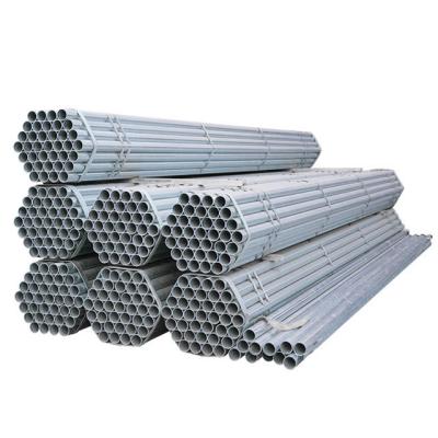 China Schedule 40 Galvanized Steel Pipe for Oil Gas Pipeline and Construction 1-300mm Outer Diameter 6.4M Length ASTM A53 Gr. B ERW for sale