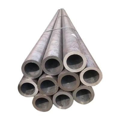 China 12M 6m Seamless Round Tubing Seamless Low Carbon Steel Pipe Thick Wall for sale