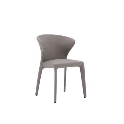 China (Other) Contemporary Design Adjustable Leather Restaurant With Armrest Modern Dining Chair for sale