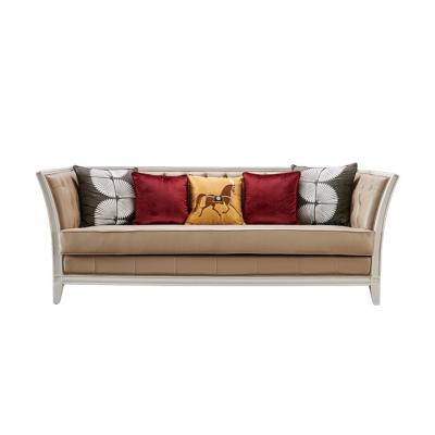 China Promotional good quality European villa luxury custom made single sofas for home for sale