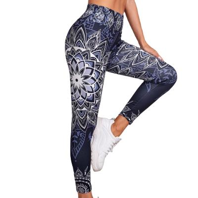 China Antibacterial Waistline High Pocket Fitness Antibacterial Women's Running Sports Training Yoga Leggings for sale