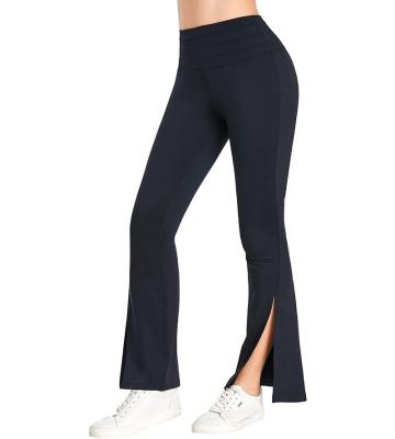 China Solid Color Breathable Pocket High Waist Relieve Slimming Fashion Sports Leisure Fitness Yoga Pants Women for sale