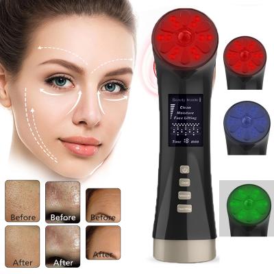 China Skin Revitalizer Roller RF EMS New Machine Personal Care Handheld Facial Face Massage Electric Vibrating Ultrasound Beauty Device for sale