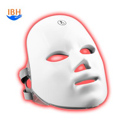 China Pigment Removal 2021 New Beauty Machine 7 Colors Led Photon Light Therapy Anti Aging PDT Face Whitening Acne Treatment Facial Infrared Mask for sale