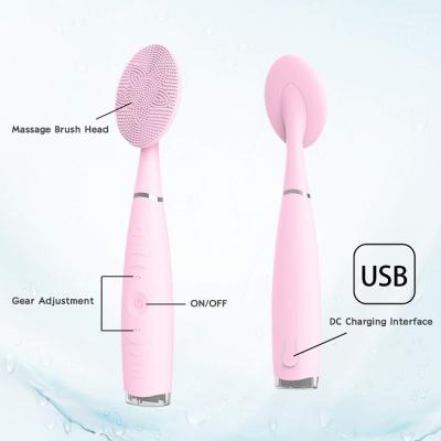 China Shenzhen Hot Manufacturer Private Label Waterproof Silicone Facial DEEP CLEANING Cleansing Brush For Face for sale