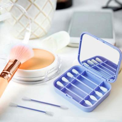 China New 2020 Reusable Individually Wrapped Silicone Makeup Cosmetic Tooling Swab Reusable Medical Cotton Swabs for sale