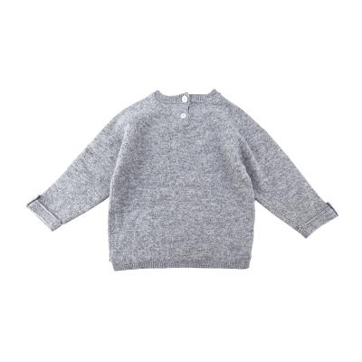 China New Design Anti-Shrink Baby Knitted Long Sleeve 100% Wool Baby Boy Merino Sweater for sale