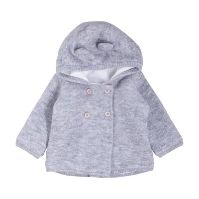 China Anti-Shrink 1-4 Years Back Wool-Acrylic Hoodie Baby Boy Girl Sweater Design for sale