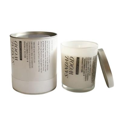 China Home Decoration High Quality Custom Sandalwood Scented Candle Made From Soybeans for sale