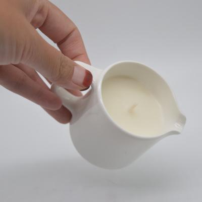 China Low Temperature Ceramic Four In One Massage Oil Candle Fun Birthday Spa Moisturizer High End Support EOM for sale