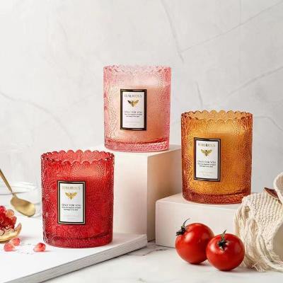 China Birthdays Aroma Art Scented Luxury Soy Wax Candles Set for sale