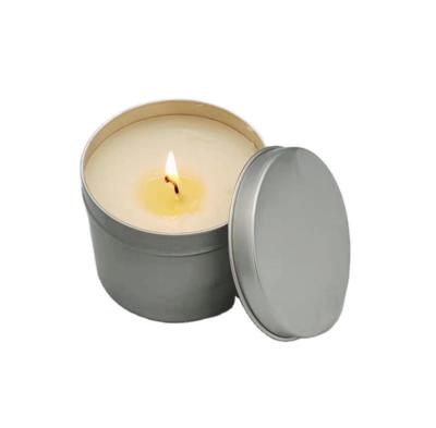 China Hot Selling Good Quality Home Decoration Organic Modern Decorative Scented Candles In Tin Jar for sale