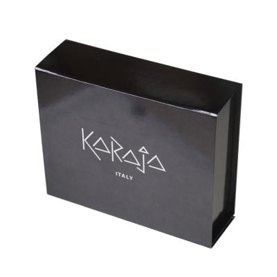 China Custom Black Magnetic Box Biodegradable Recycled Gift Box Gift Box Packaging Packaging Packaging for sale