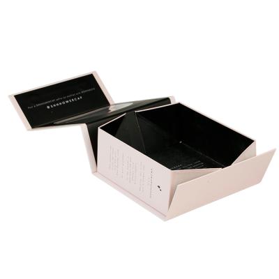 China Paper Gift Box Biodegradable Biodegradable Magnetic Folding False Eyelashes Paper Folding Box for sale