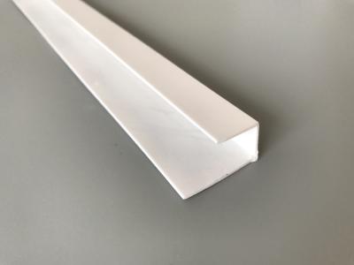 China Building Materials 7 Joint Pvc U Profile , Pvc U Channel Extrusion 100g/M for sale