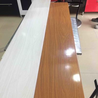 China 25cm Decorative Plastic Wall Panels , Wood Interior Wall Paneling Excellent Insulation for sale