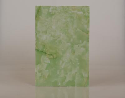 China 1220*2440mm Commercial Bathroom Wall Panels , Pvc Interior Wall Panels Green Color for sale