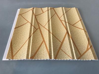 China Gemakkelijke Onderhoud Gelamineerde Pvc-Muurcomités voor Woonkamer 25cm*7mm Te koop