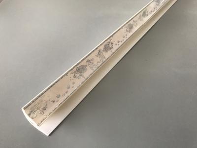 China Hot Stamping PVC Extrusion Profiles For Ceiling Connection 6mm ~ 9.5mm Thickness for sale