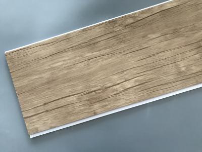 China Wood Color Plastic Laminate Wall Covering , Pvc Laminated Ceiling Board for sale