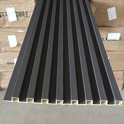 China new material WPC wall panel pvc fluted panel for indoor decorative 3D wall panel factory selling for sale