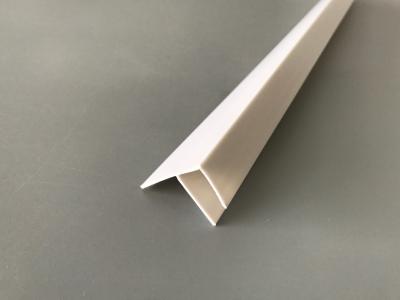 China Multi Purpose Extruded Plastic Profiles , Pvc F Profile Brilliant Printing Finish for sale