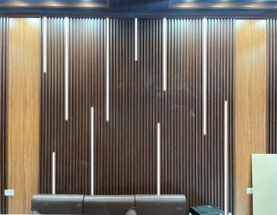 China Art 3D slat wall panels WPC acoustic wall panels decorative interior wall panels for sale