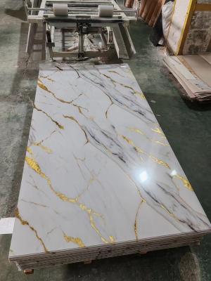 China PVC UV board waterproof marble wall panels high glossy decorative panels for sale