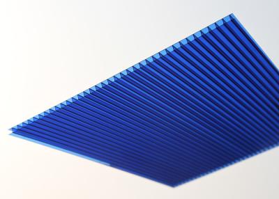 China 10mm Polycarbonate Roofing Sheets Twin Wall High Light Transmission for sale