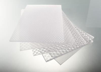 China Embossed Polycarbonate Solid Sheet Impact Resistant 2mm~12mm Thickness for sale