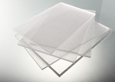 China Leather Transparent Solid Polycarbonate Sheet / Uv Polycarbonate Panels for sale