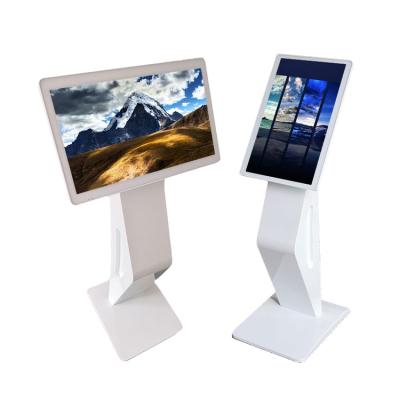 China Metal Case + Tempered Glass Panel Hot Selling LCD Display Billboard Advertise Touch Screen Kiosk For Mall for sale