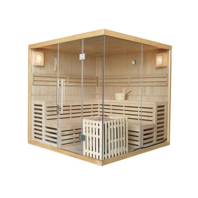 China Computer Control Panel Factory Wholesale Outdoor Traditional 2000*2000*2000 Sauna for sale