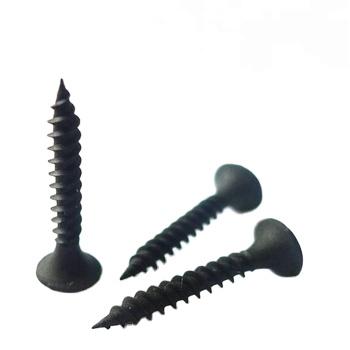 China M3.5 Flat Black Phosphate Flat Head Fine Thread Drywall Self Drilling Roofing Screw for sale