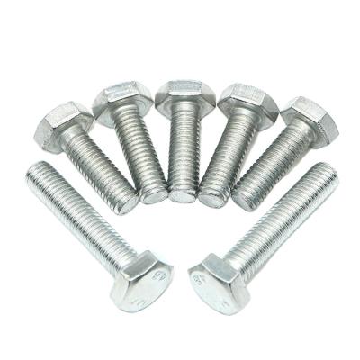 China Steel Din 931 Hex Screws Grade 10.9 8.8 12.9 Hex Head Bolts 4.8GRADE BOLTS for sale